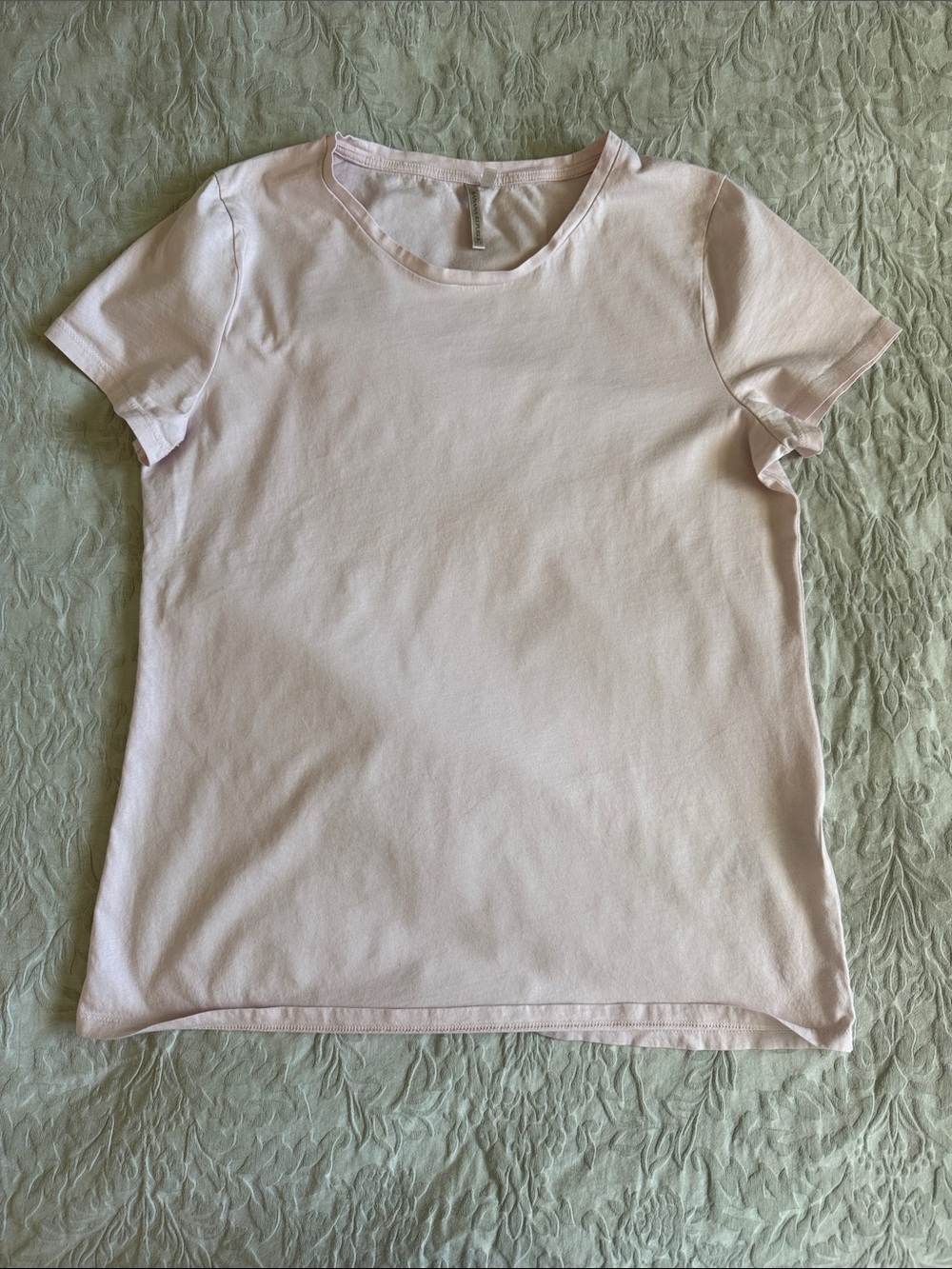 Banana Republic Light Pink Crewneck Short Sleeve Tee